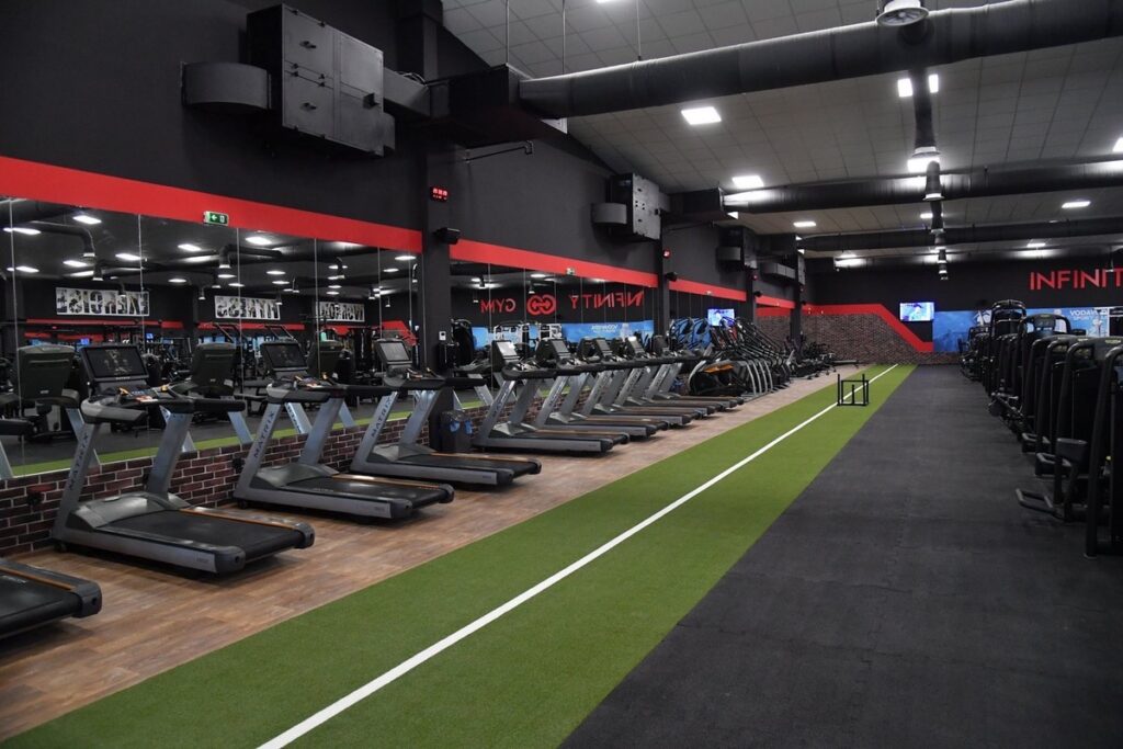 Infinity Gym — izgled prostora, Niš