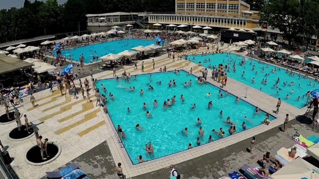 Bazen Olimp — ulaz u objekat, Beograd (Zvezdara)