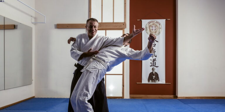Aikido klub Ars — trening u sali, Beograd (Vračar)