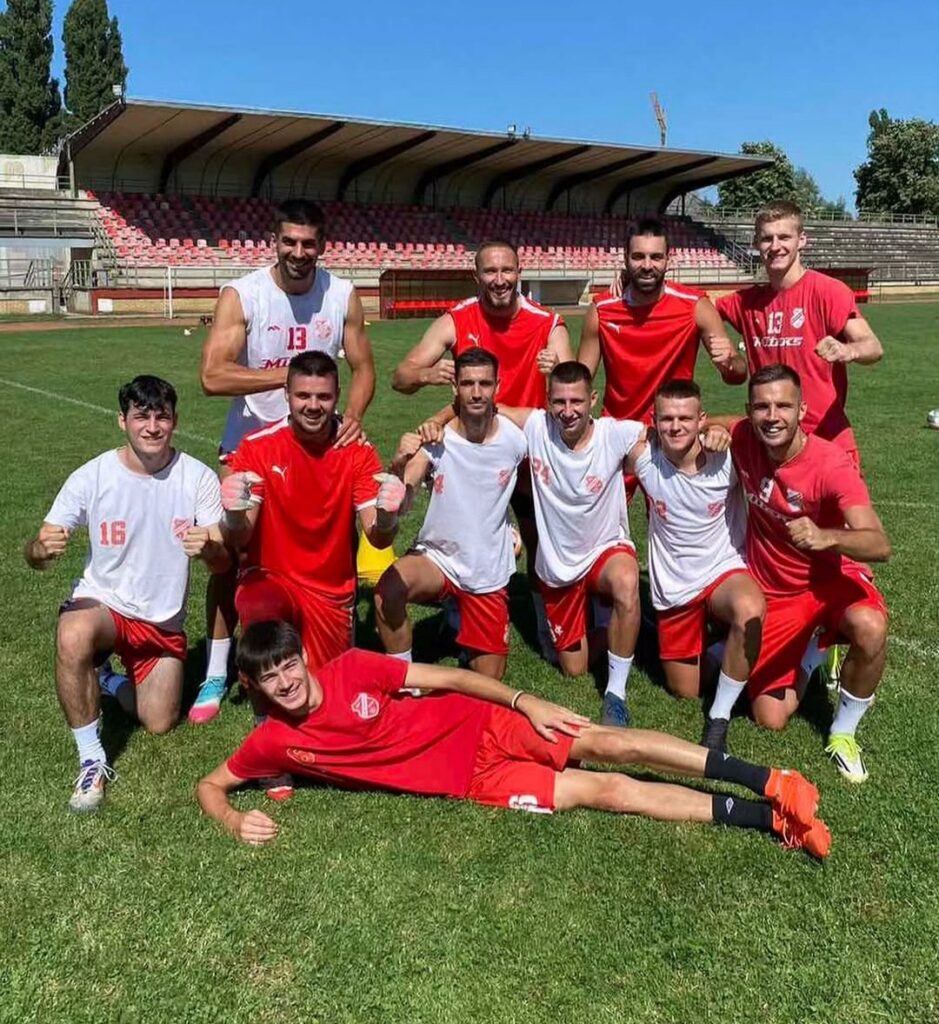 Fudbalski klub Budućnost Krušik 2014 — trening u sali, Valjevo
