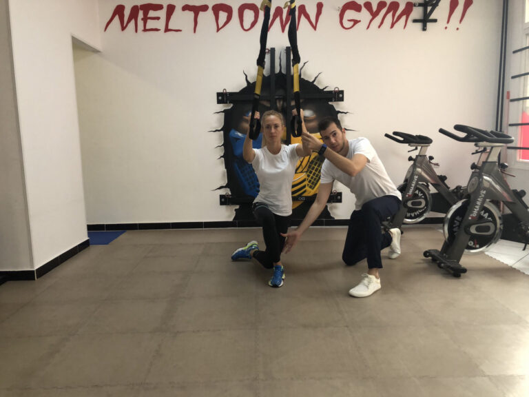 Fitness centar Meltdown gym — trening u sali, Novi Sad