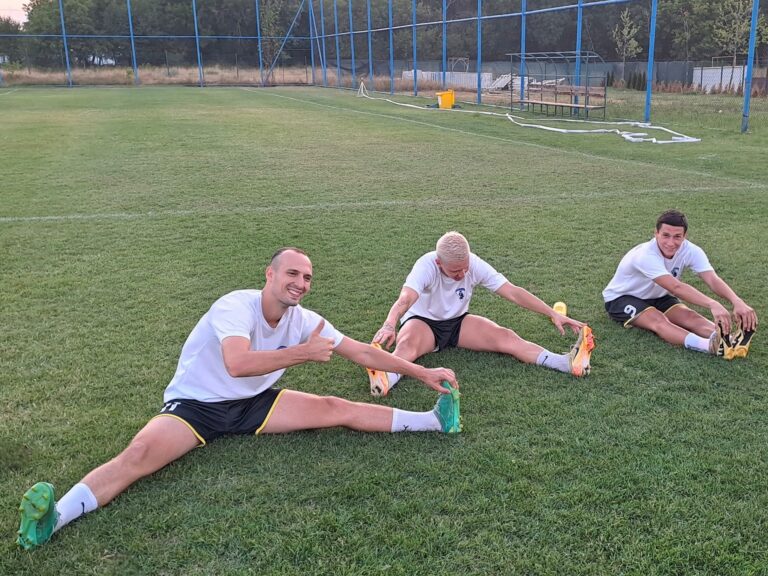 OFK Brzi Brod — trening u sali, Niš