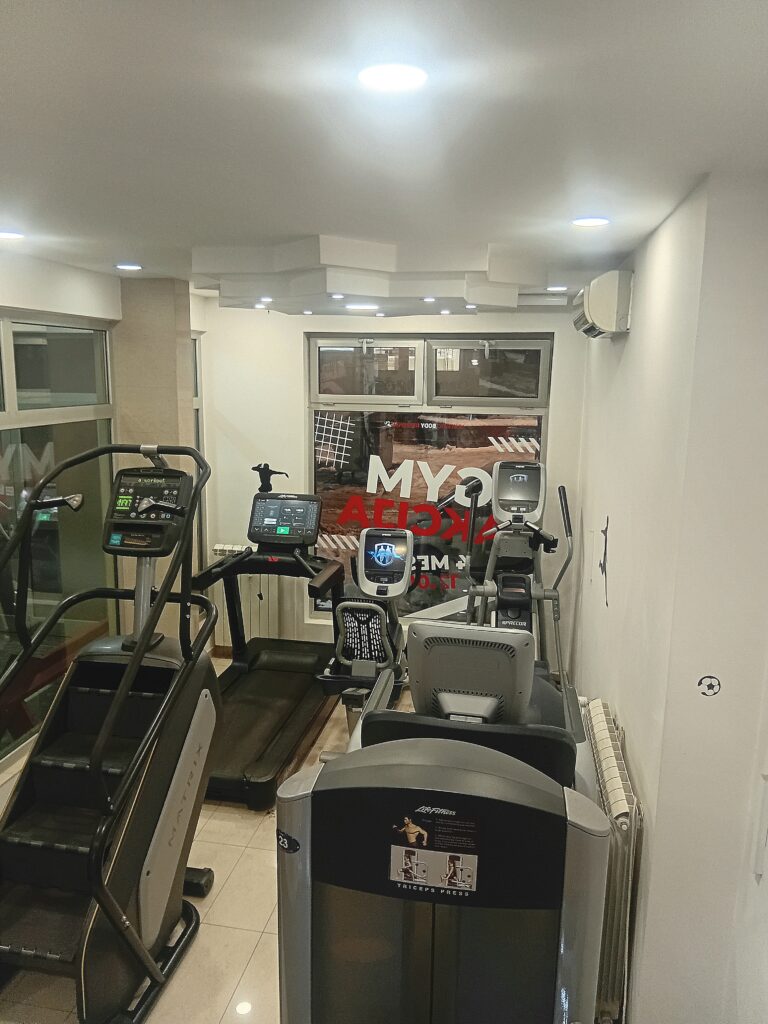 Sportski klub Athletic Body Response — izgled prostora, Beograd (Savski venac)