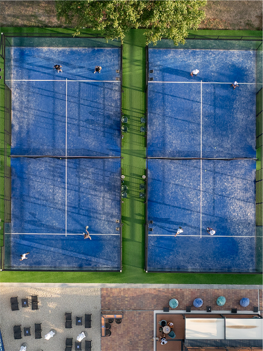Rado tenis & padel — izgled prostora, Kragujevac