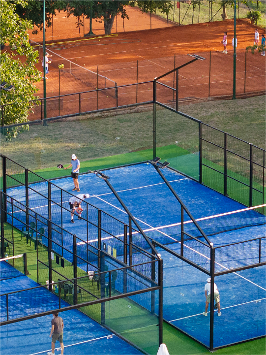 Rado tenis & padel — izgled prostora, Kragujevac
