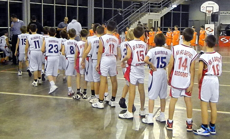 Košarkaški klub As Basket — trening u sali, Beograd (Novi Beograd)