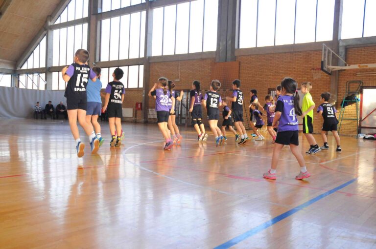 Rukometni klub Junior — trening u sali, Beograd (Čukarica)