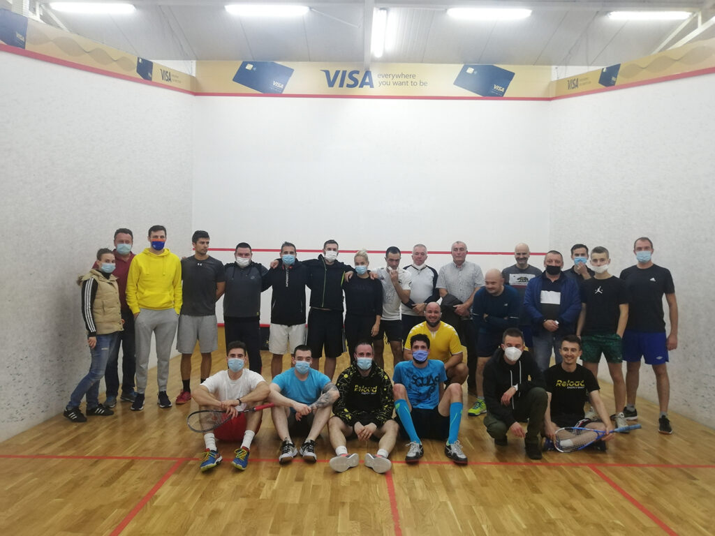 Beogradski Skvoš Klub — trening u sali, Beograd (Novi Beograd)
