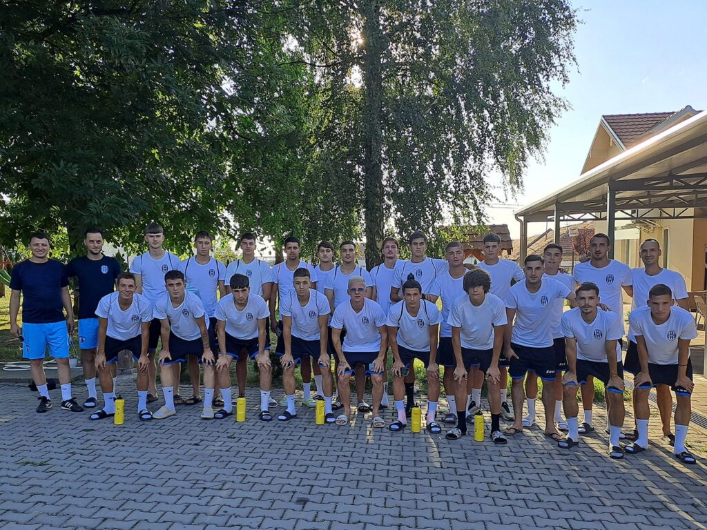 OFK Brzi Brod — trening u sali, Niš