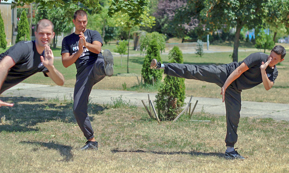 Tradicionalni Wing Chun klub Zmajevo gnezdo — trening u sali, Beograd (Rakovica)