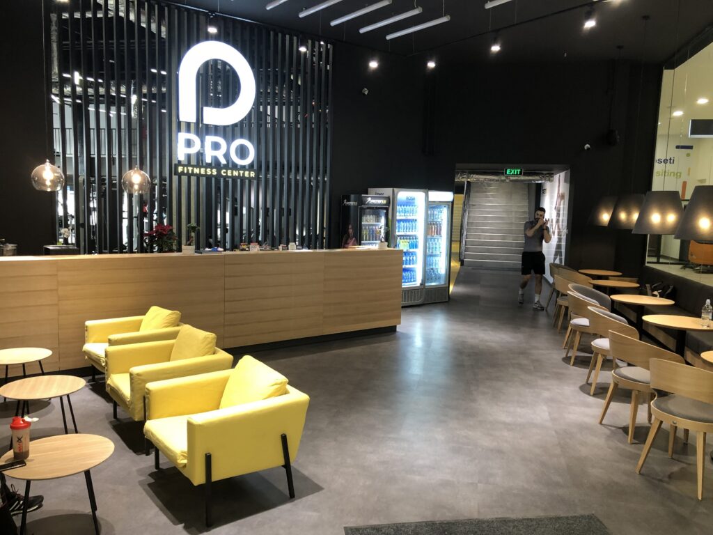 Pro fitness center — izgled prostora, Novi Sad