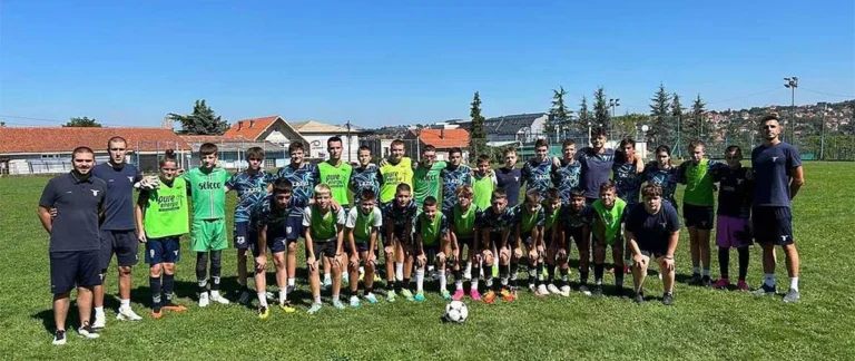 Fudbalski klub Lazio Beograd — trening u sali, Beograd