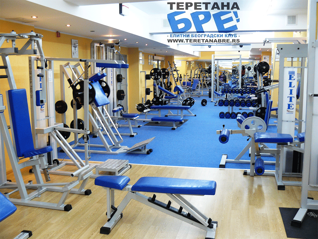 Teretana Bre — izgled prostora, Beograd (Vračar)