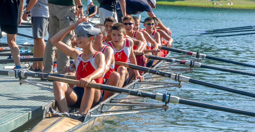 Veslački klub Crvena Zvezda — trening u sali, Beograd (Čukarica)