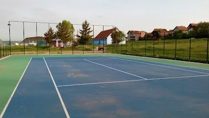 Otvoreni košarkaški teren Srednje škole „Đura Jakšić” — fotografija objekta, Rača