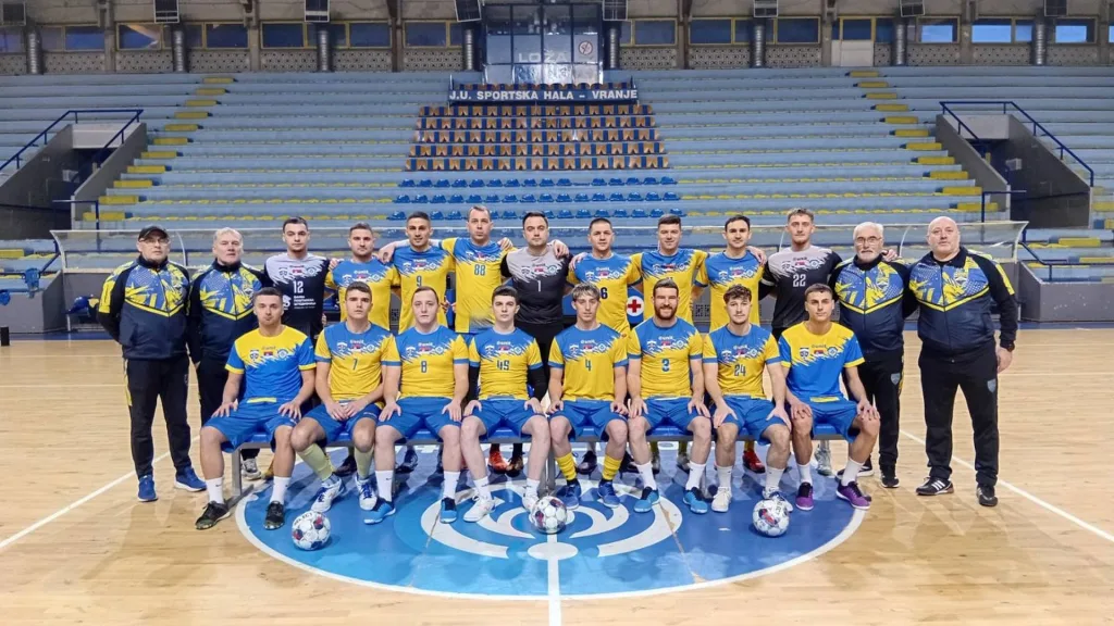 Sportsko društvo Vranje 1093 – rukomet — trening u sali, Vranje