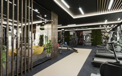 Gold Construction Gym